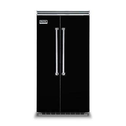 Viking Professional 5 Series 42-Inch 25.32 Cu. Ft. Built-In Side-By-Side Refrigerator/Freezer - Black - VCSB5423BK