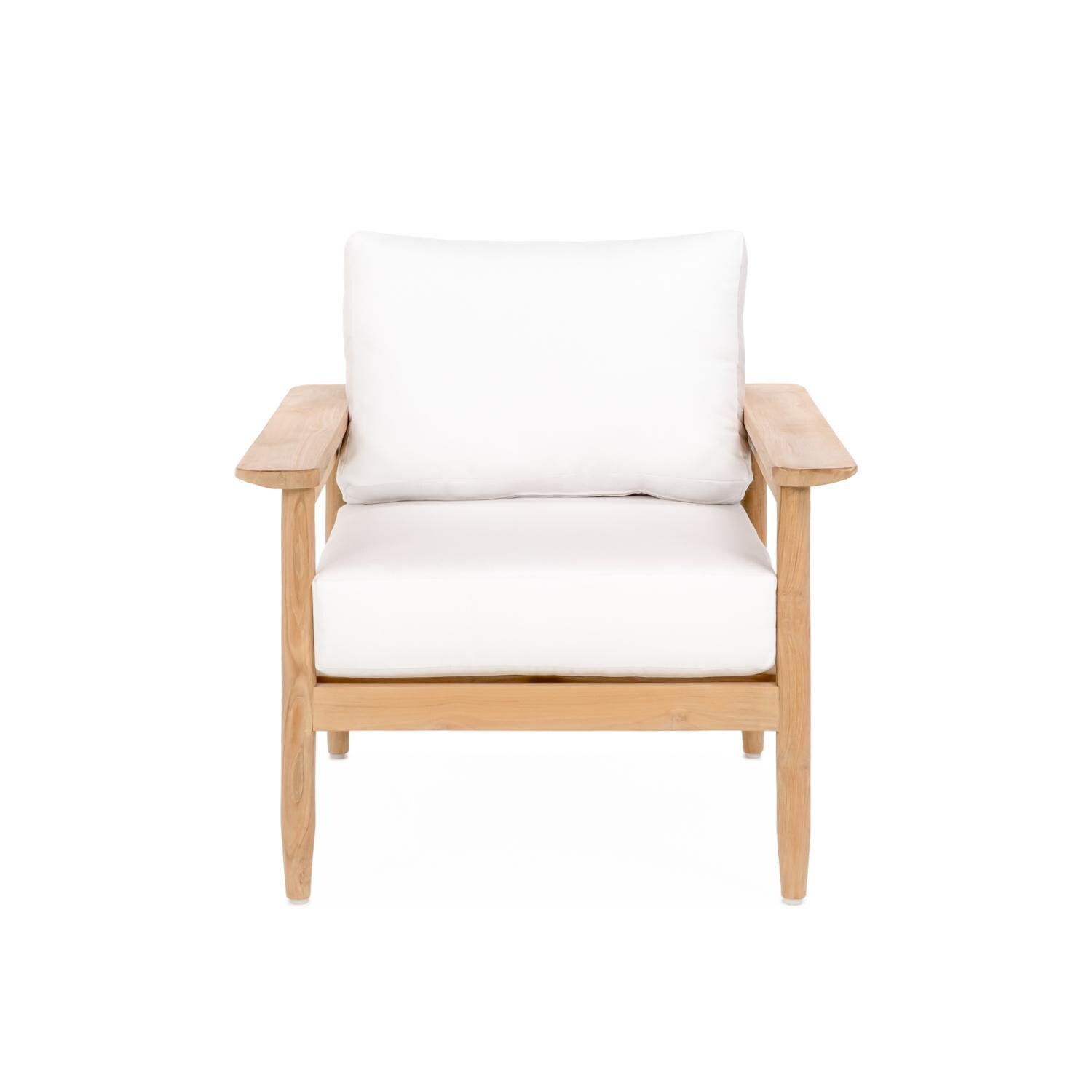 Teak + Table Ibiza Club Chair in Natural - White Background thumbnail