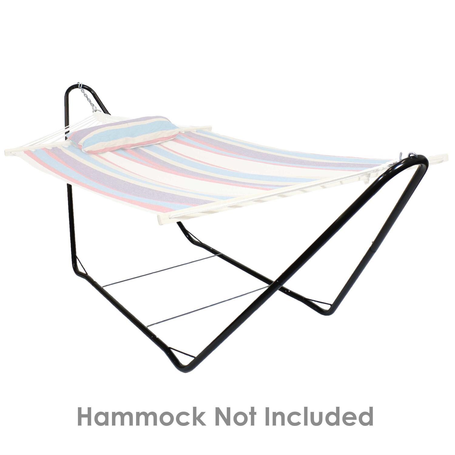 Ultimate Patio Steel Portable Hammock Stand - Black - Shadow thumbnail