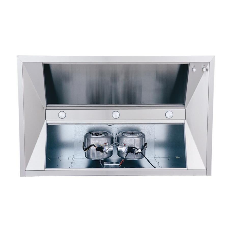 RCS RVH48 48-Inch 304 Stainless Steel Vent Hood - Angled Right thumbnail