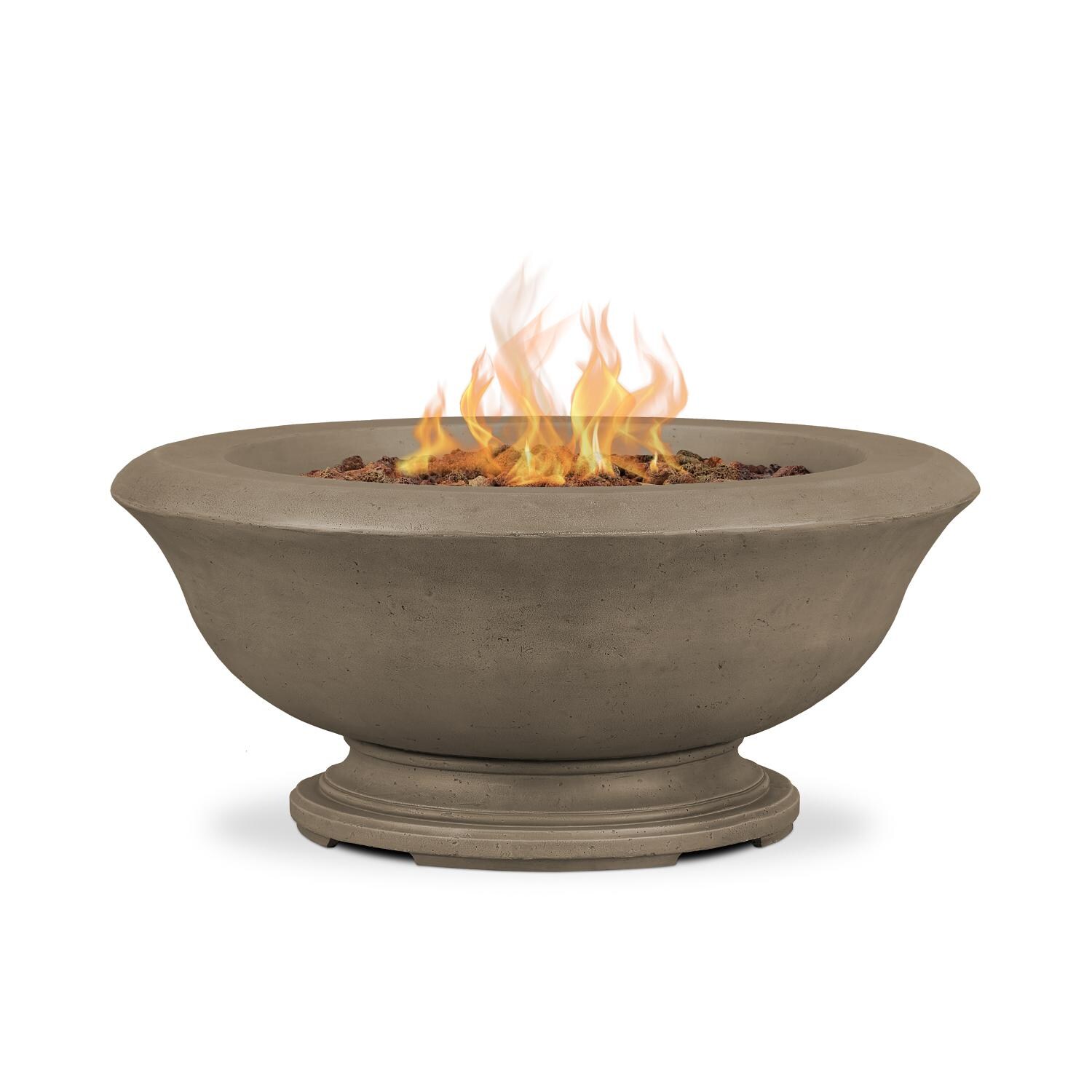 Real Flame Treviso 32-Inch Round Propane Fire Bowl - Dove Gray thumbnail