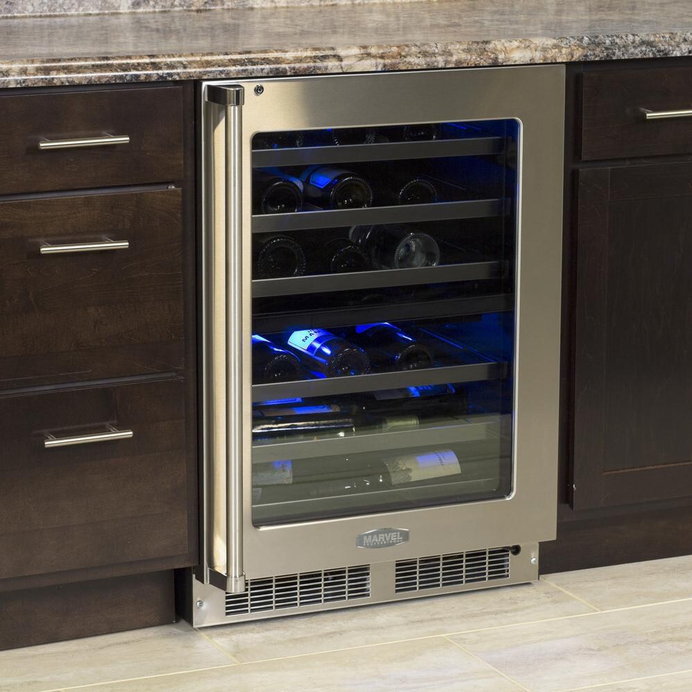 Marvel Professional 24-Inch Dual Zone Wine Cellar with Lock - In Cabinet thumbnail
