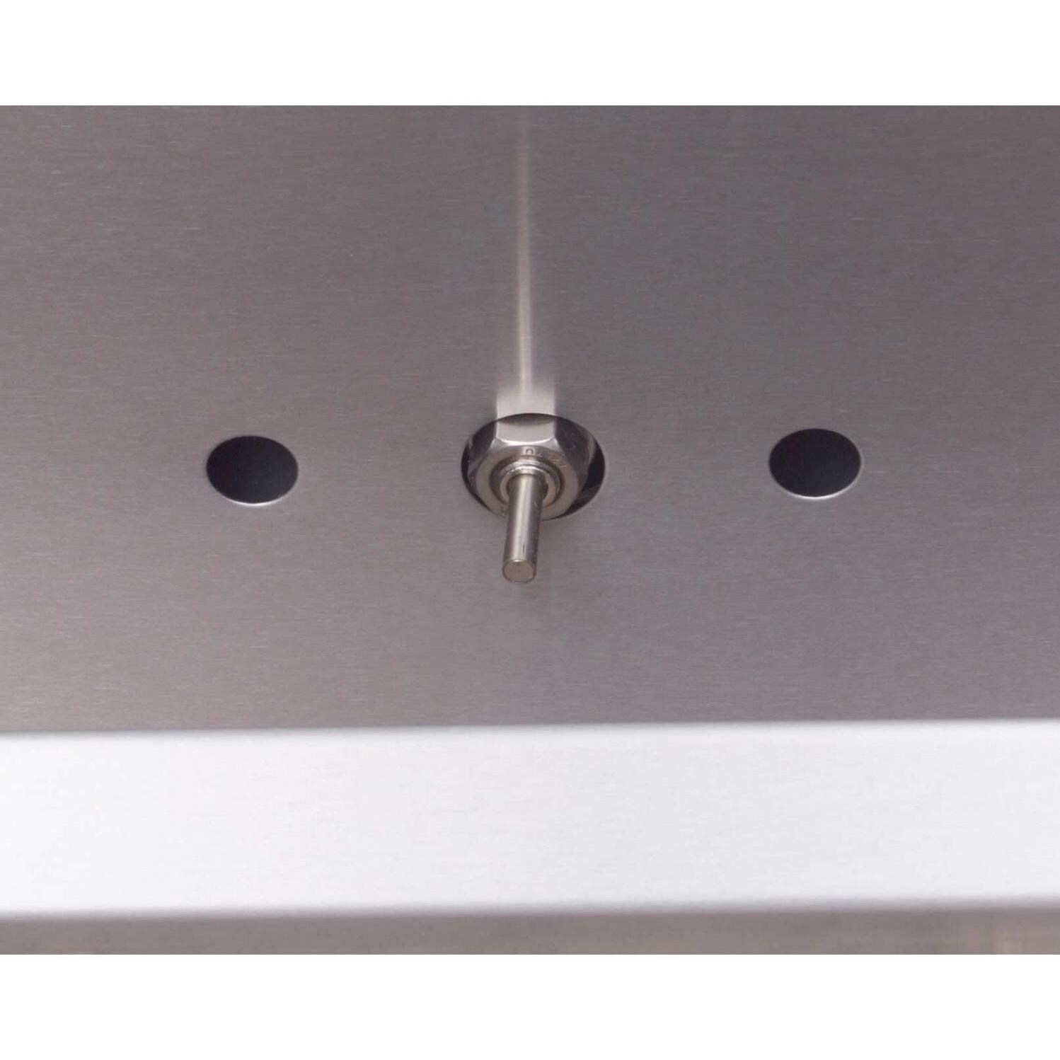 Cal Flame G-Charcoal Built-In Charcoal Grill - Rear View thumbnail