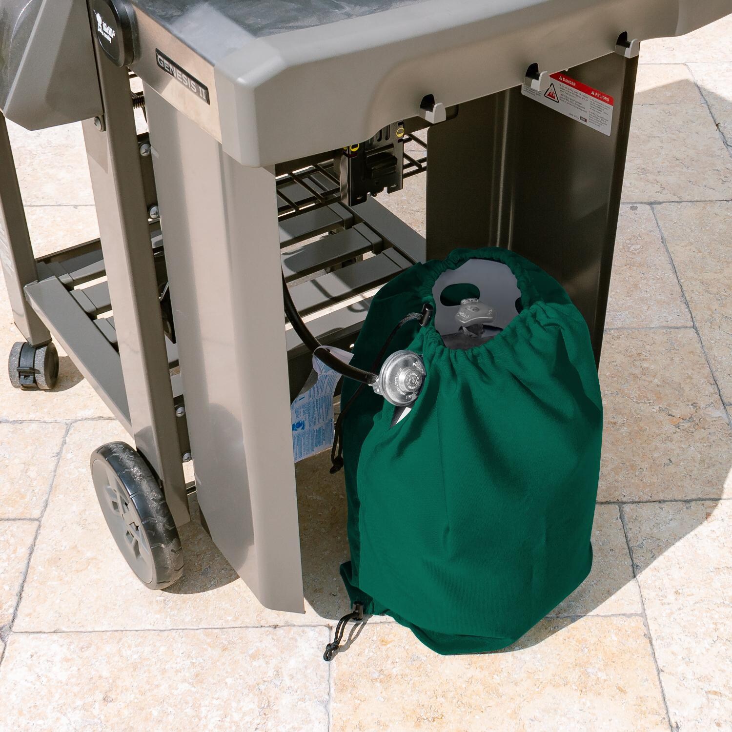 Signature Series Propane Tank Cover by BBQGuys - Lifestyle thumbnail