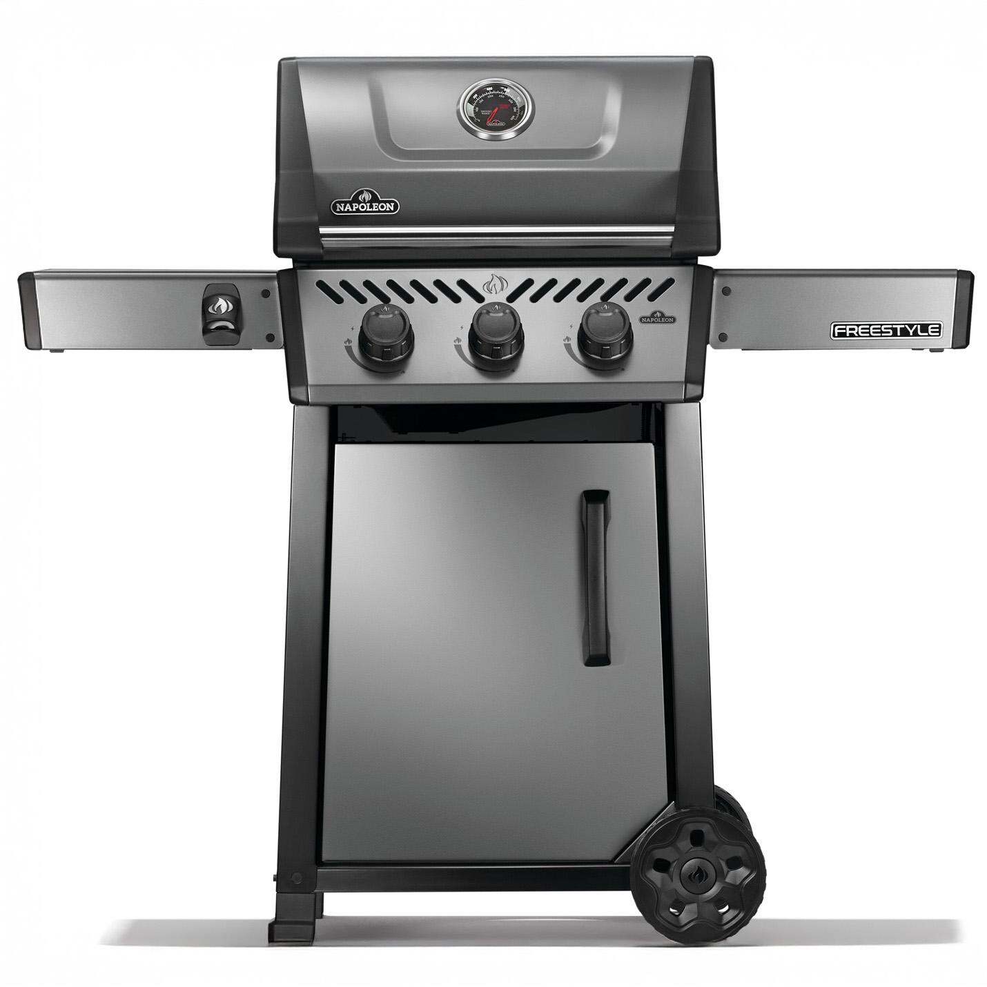Napoleon F365DPGT Freestyle 365 3 Burner Propane Gas Grill - Graphite Grey - Grill - White Background thumbnail