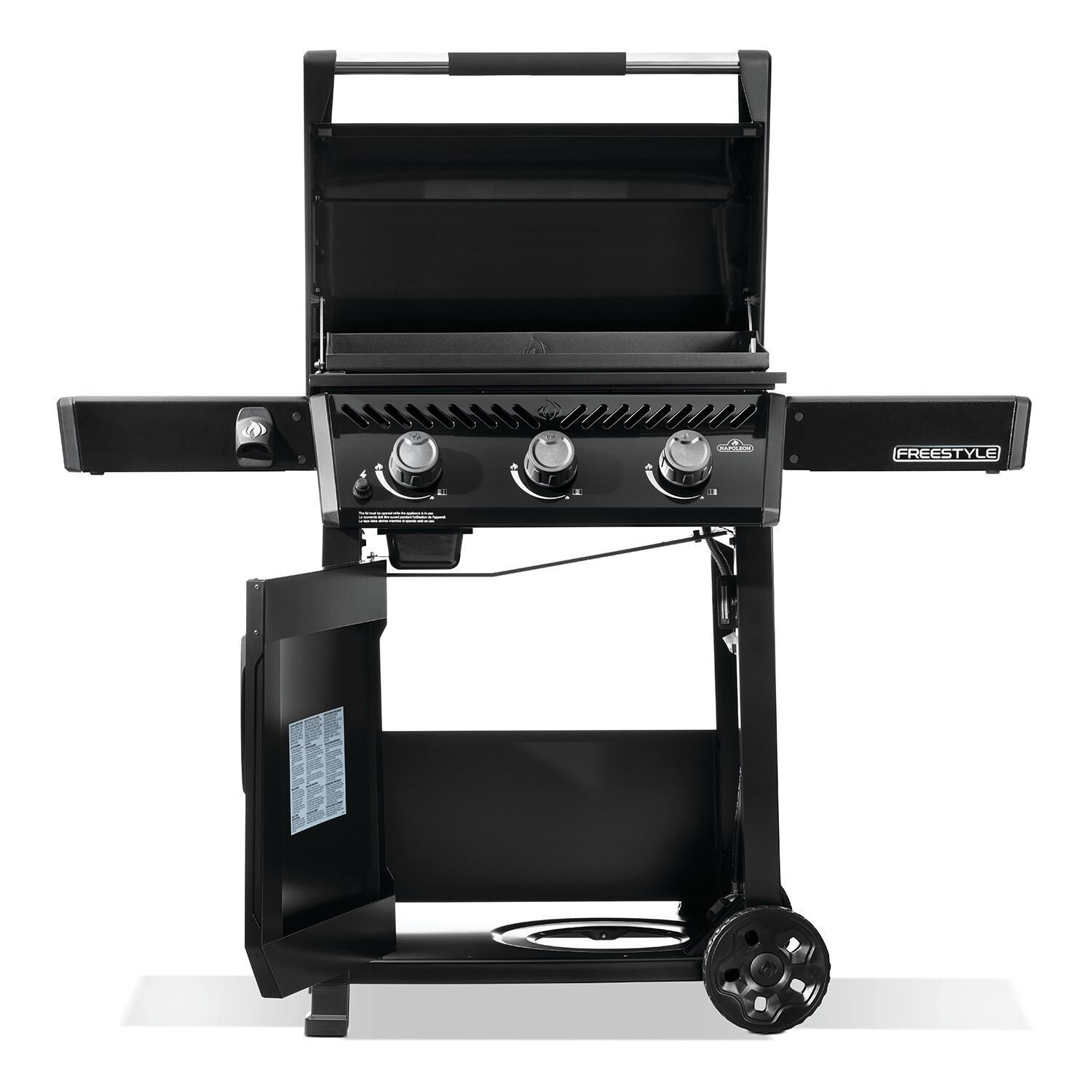 Napoleon F24DFTPK 24-in Propane Griddle - Hood Open - White Background thumbnail