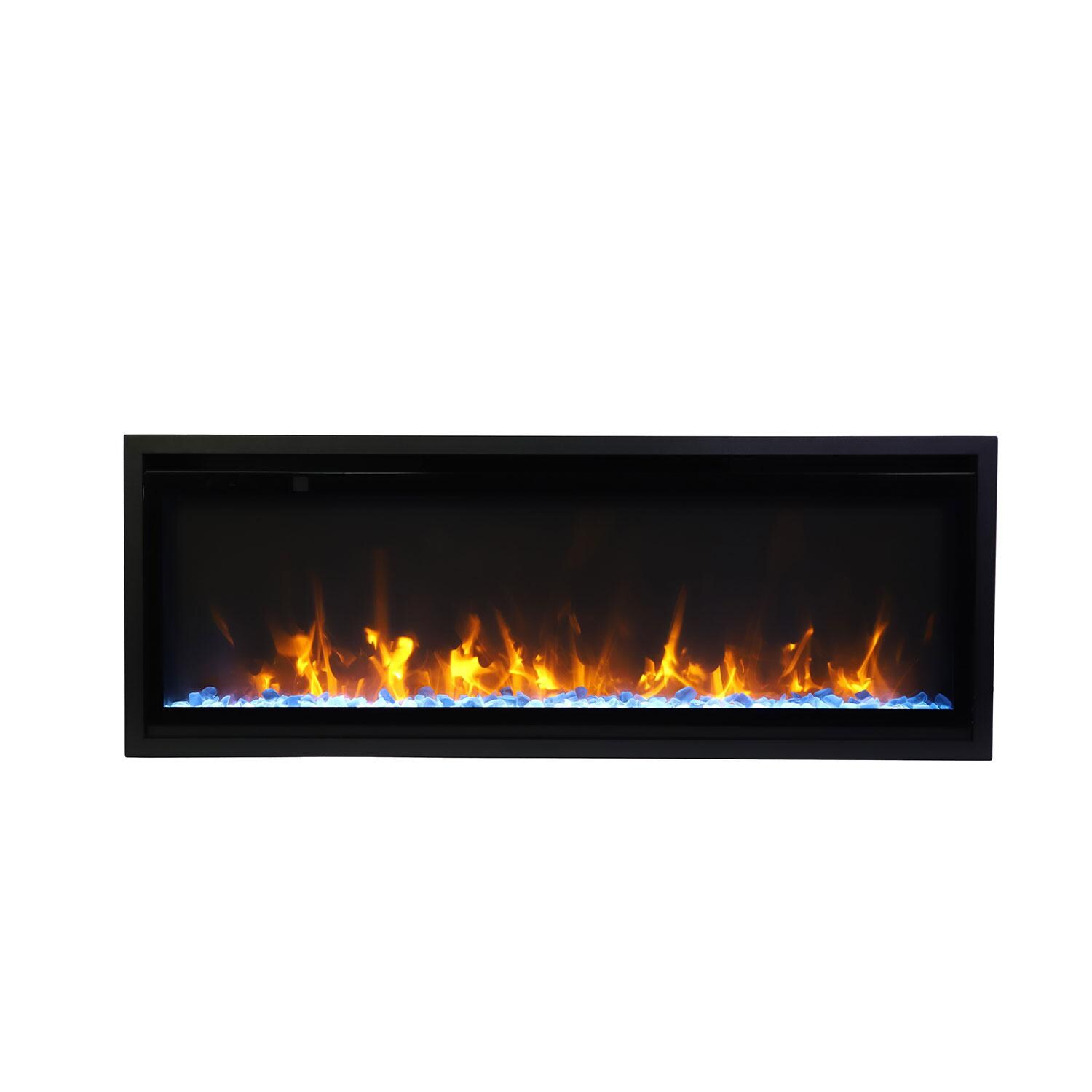 Remii 45-Inch Extra Slim Electric Fireplace - Orange thumbnail