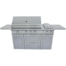 Caliber CrossFlame Pro 60-Inch Natural Gas Grill With Sear Burner And Double Side Burner image