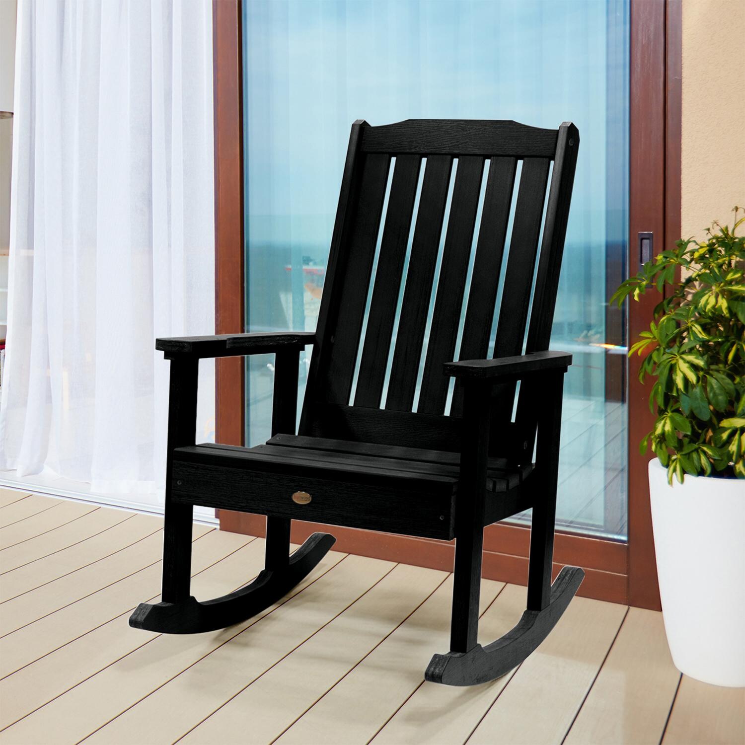 Highwood USA Lehigh Rocking Chair - Black image