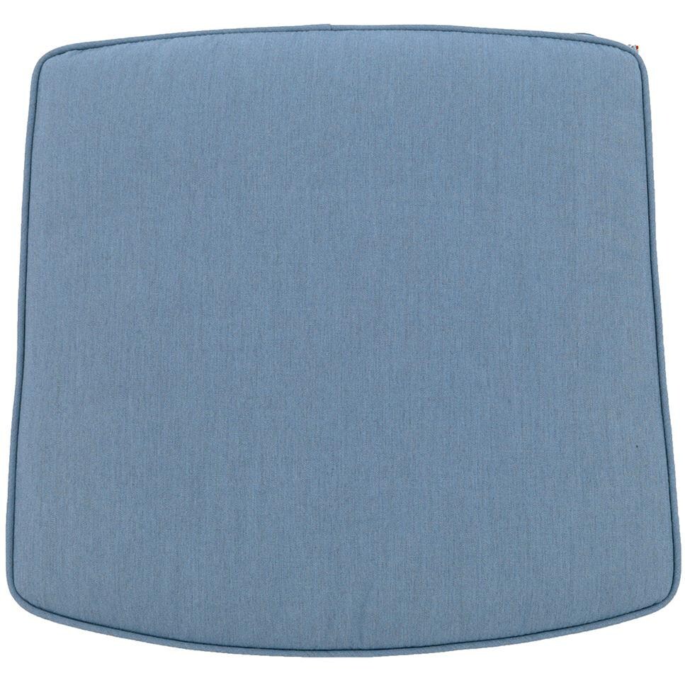 Carrolton KFG100/400/402 Dining Chair And Bar Stool Cushion - Flat View - Sunbrella Canvas Sky Blue thumbnail