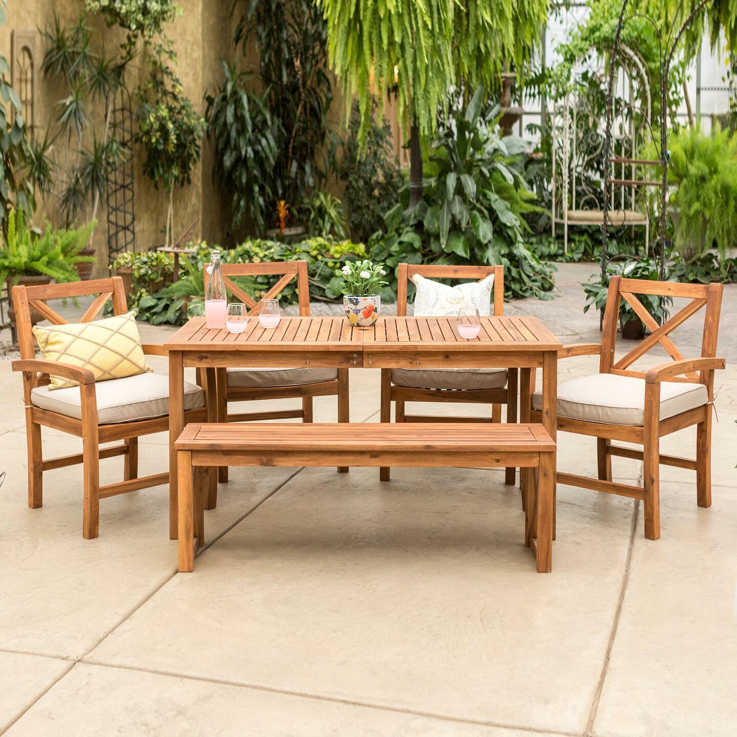 Walker Edison Outdoor Kitchen Dining Sets