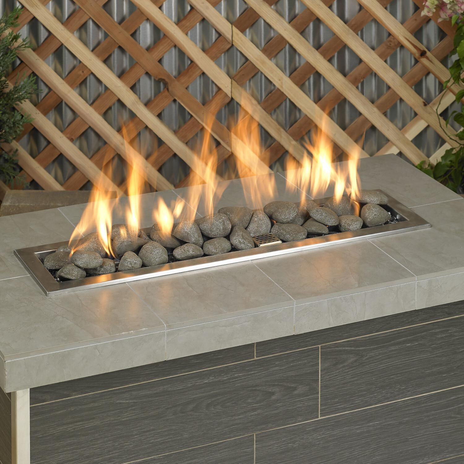 BBQGuys Signature AFG-LSTONE-NS-15 Natural Set Lite Stones - In Use thumbnail