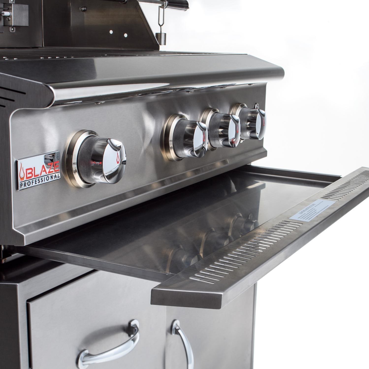 Blaze Professional LUX 3-pc 34-in Propane BBQ Island Pkg : BBQGuys