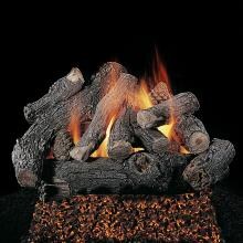 Rasmussen 30-Inch Bonfire Gas Log Set With Vented Natural Gas Custom Pan Burner - Match Light image