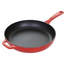 Lodge 11-Inch Colored Enamel Cast Iron Skillet Island Spice - Gradated Red - EC11S43 image