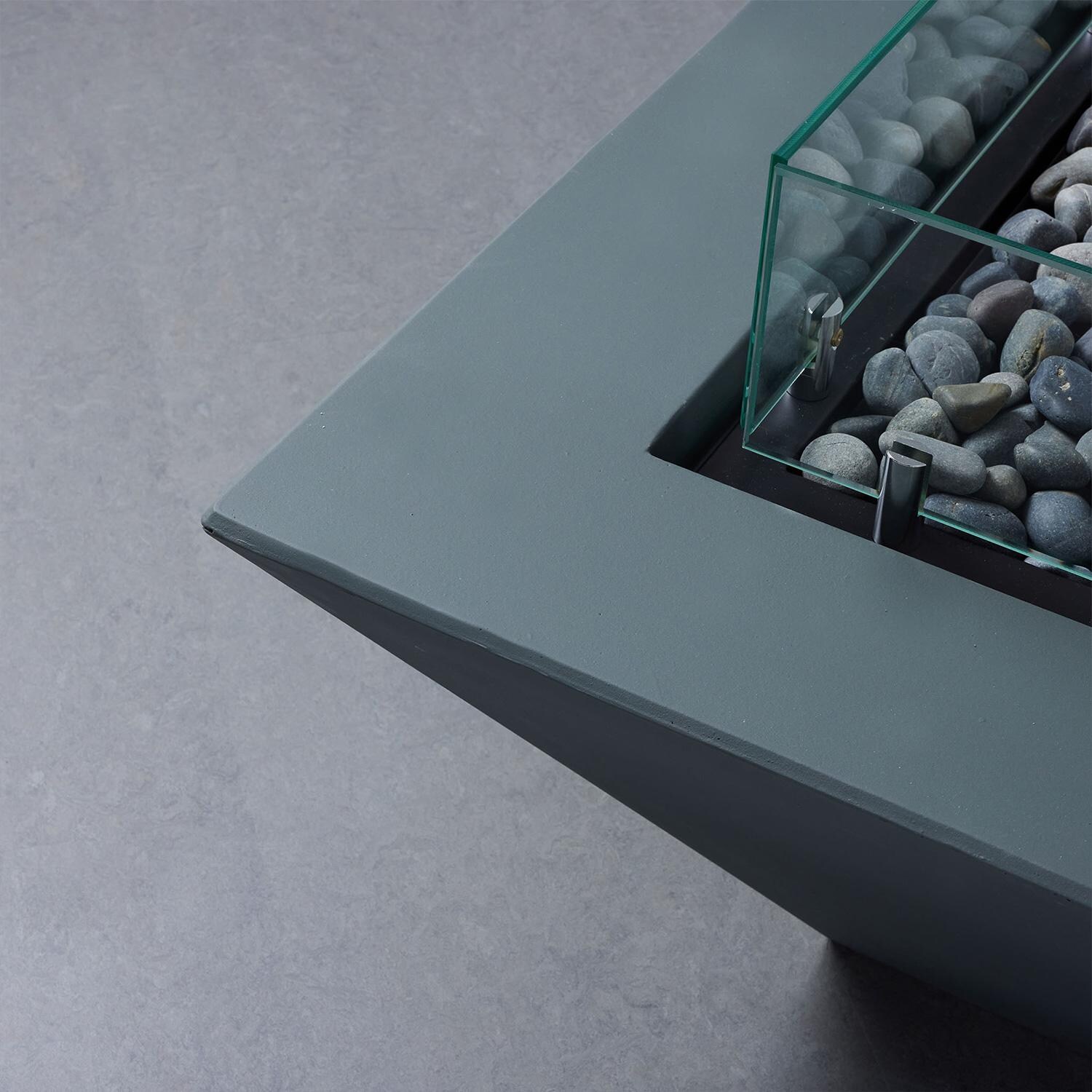 TerraFlame Wedge Bioethanol Fire Pit - Comex Green - Detail 2 thumbnail