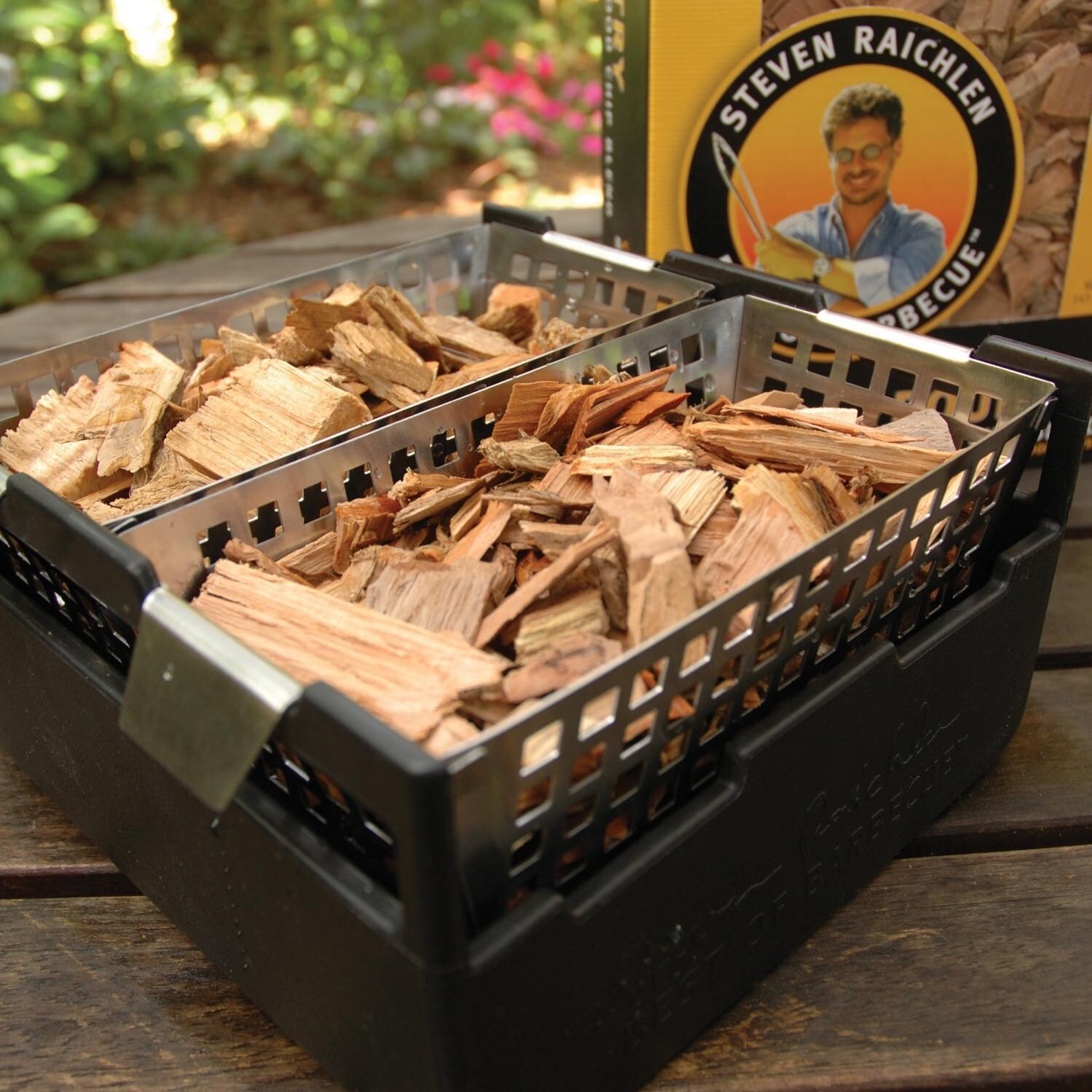 Steven Raichlen Wood Chip Double Soaker Set - Lifestyle thumbnail