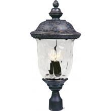 Maxim Carriage House VX Three Light 26-Inch Outdoor Post Light - Oriental Bronze - 40420WGOB image