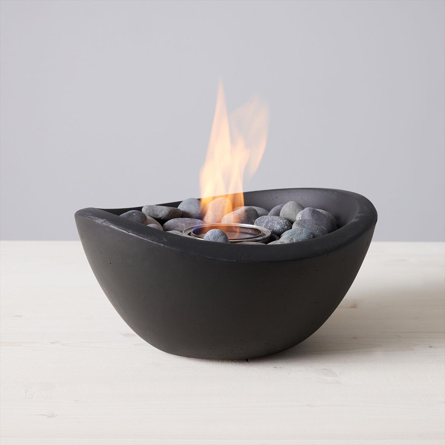 TerraFlame Wave Table Top Fire Bowl - Comex Black thumbnail