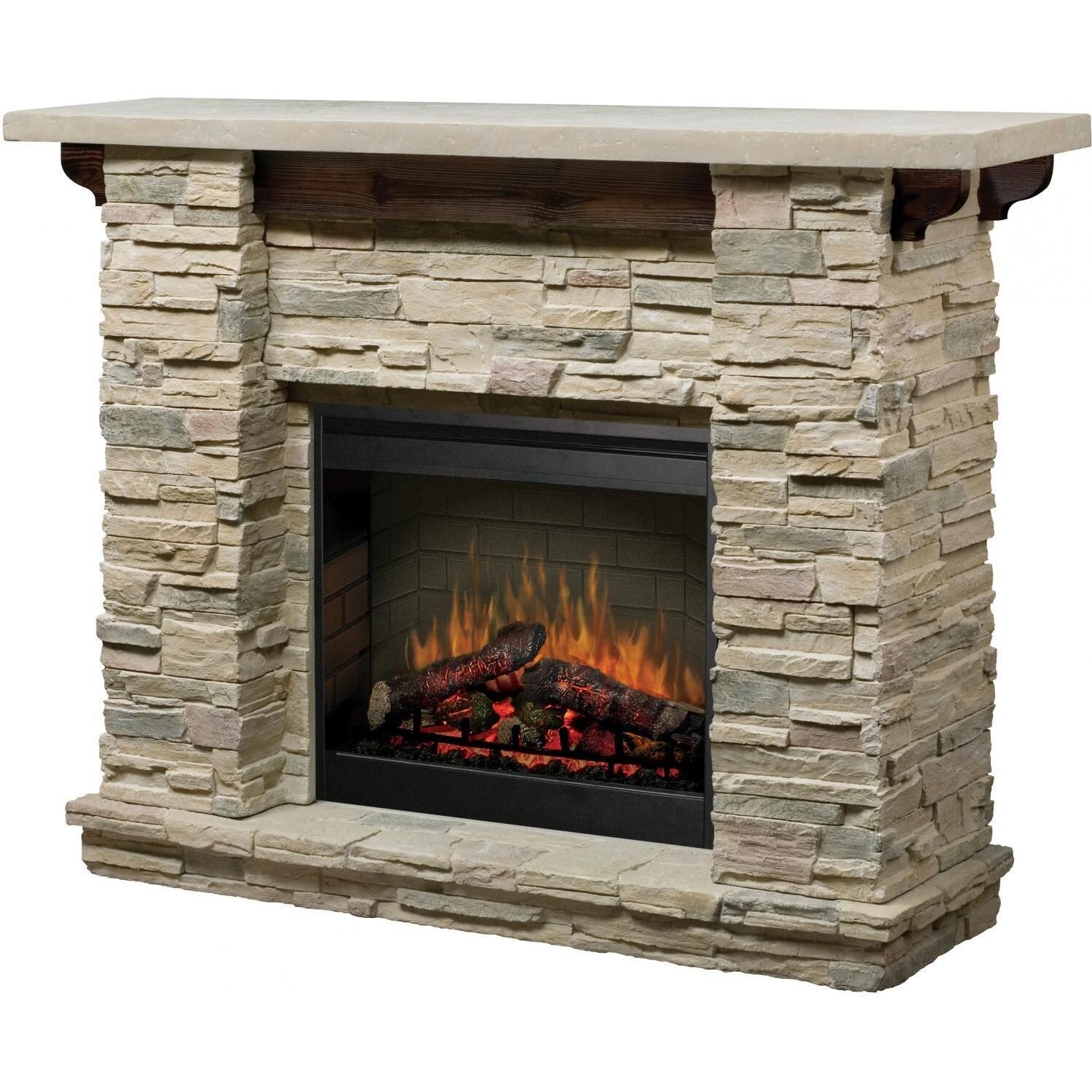 Dimplex Featherston 61-Inch Electric Fireplace - Front View thumbnail