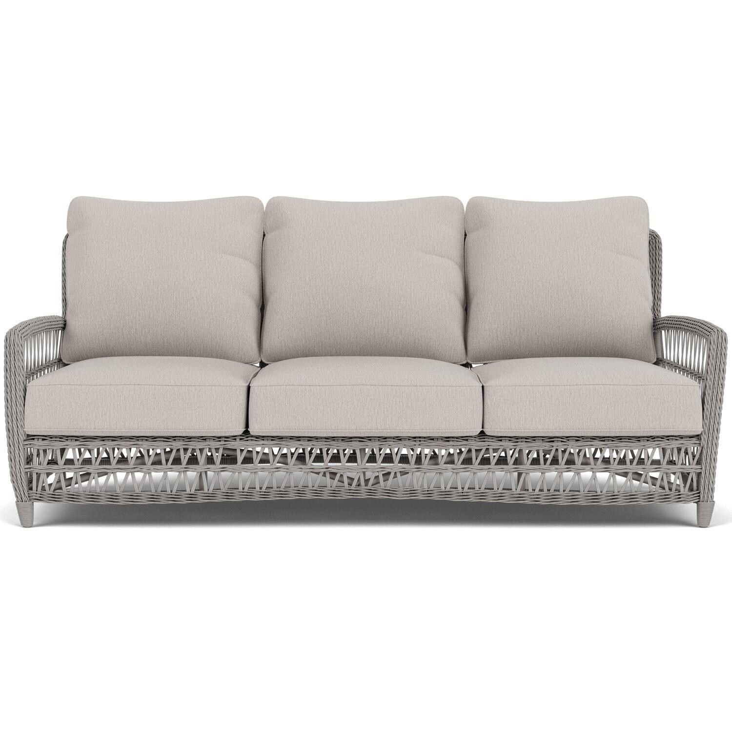 Lloyd Flanders Mackinac Sofa in Putty Finish with Remy Cloud Fabric thumbnail