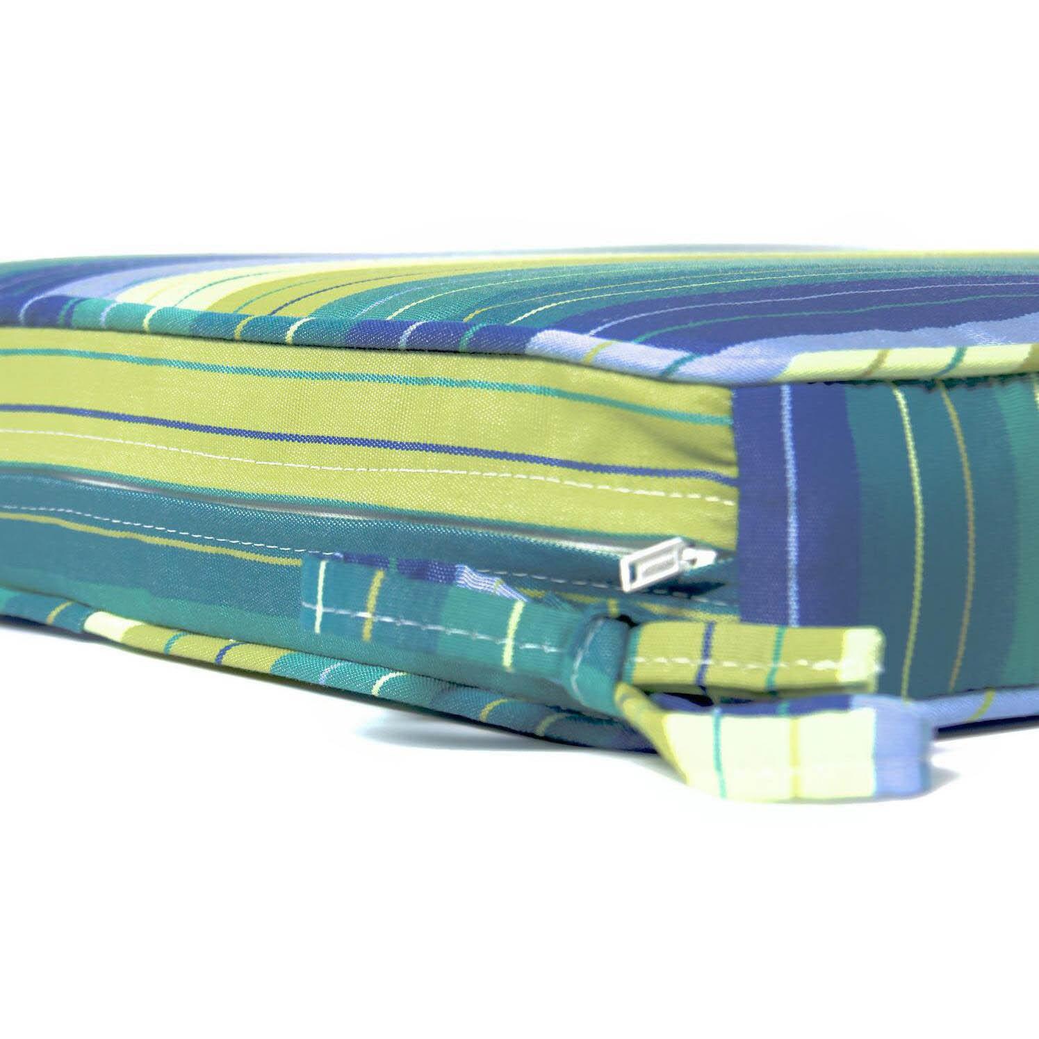Medium Replacement Seat Cushion With Piping - Zipper and Tie Detail thumbnail