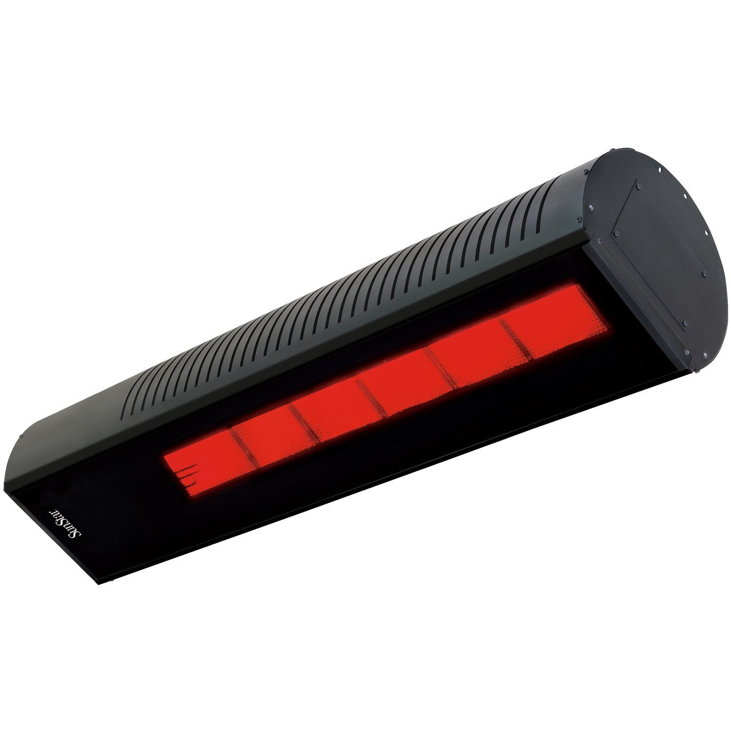 SunStar GLASS N10 SGL0 48-Inch 35,000 BTU Natural Gas Patio Heater - Right Side Angled View - White Background thumbnail