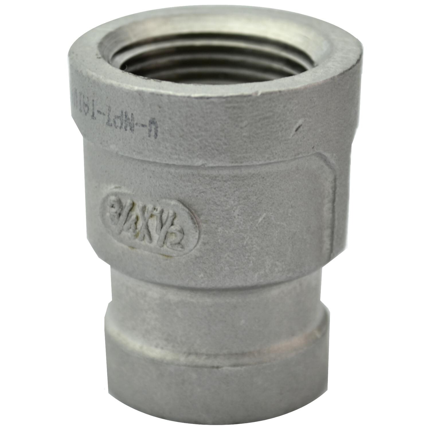 The Outdoor Plus 3/4-Inch Female To 1/2-Inch Female Stainless Steel Bell Fitting