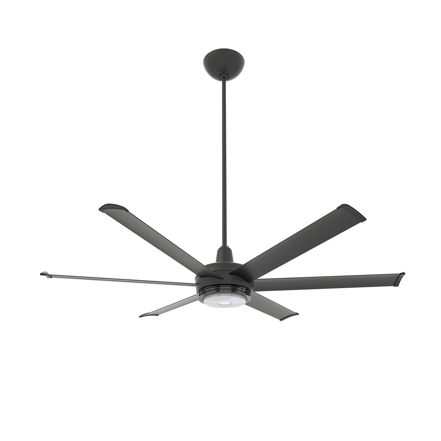 Big Ass Fans MK-ES62-052306A786I32S2 60-Inch es6 Ceiling Fan Kit Universal Mount W/ 32-Inch Ext Tube & LED Black - W/ Light (Sold Seperately) thumbnail