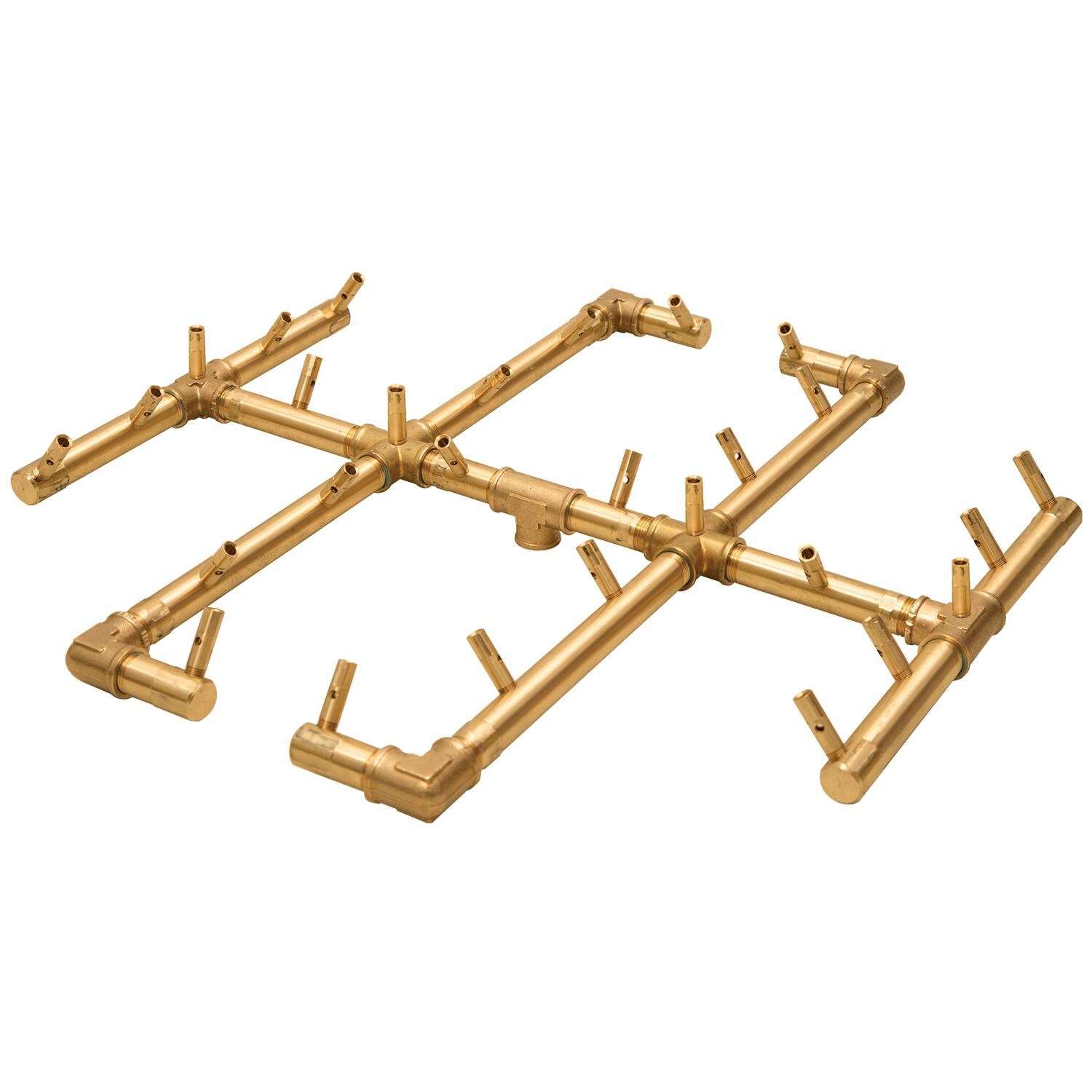 Warming Trends CFB290NGALPL36CFK2 36-Inch Round Natural Gas Fire Pit Burner Kit W/ 21.5-Inch Original Crossfire Brass Burner - CROSSFIRE Brass Burner thumbnail