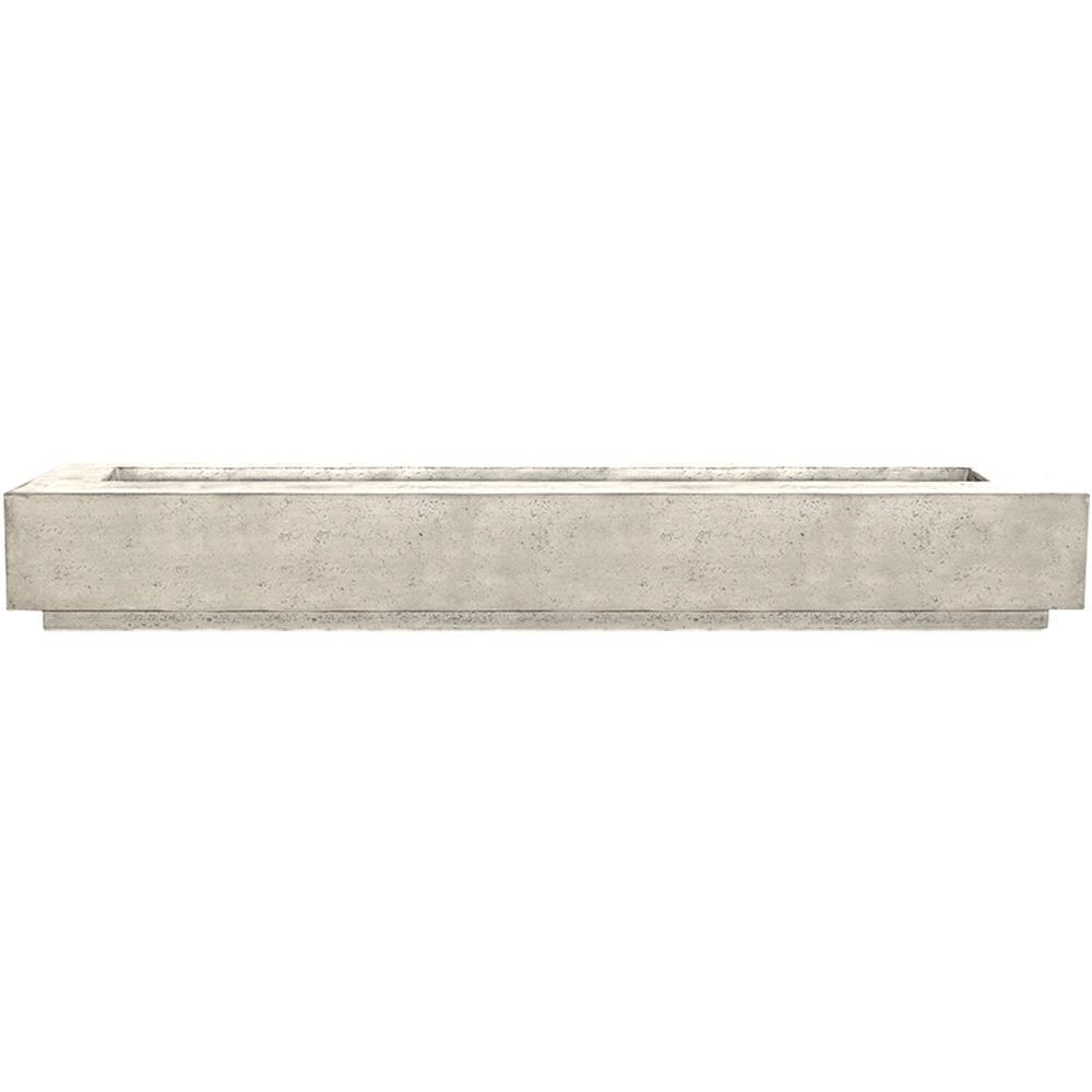 Prism Hardscapes Tavola 110 110-Inch Propane Gas Rectangular Fire Pit Table W/ Windguard - Coastal image