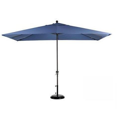 11 X 8 Ft Aluminum Patio Umbrella Navy Blue Bbqguys