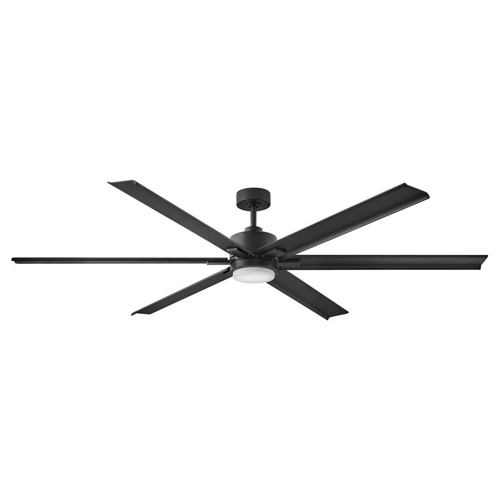 Hinkley Lighting 900982FMB-LDD Indy Maxx 82-Inch LED Indoor / Outdoor Ceiling Fan - Matte Black thumbnail