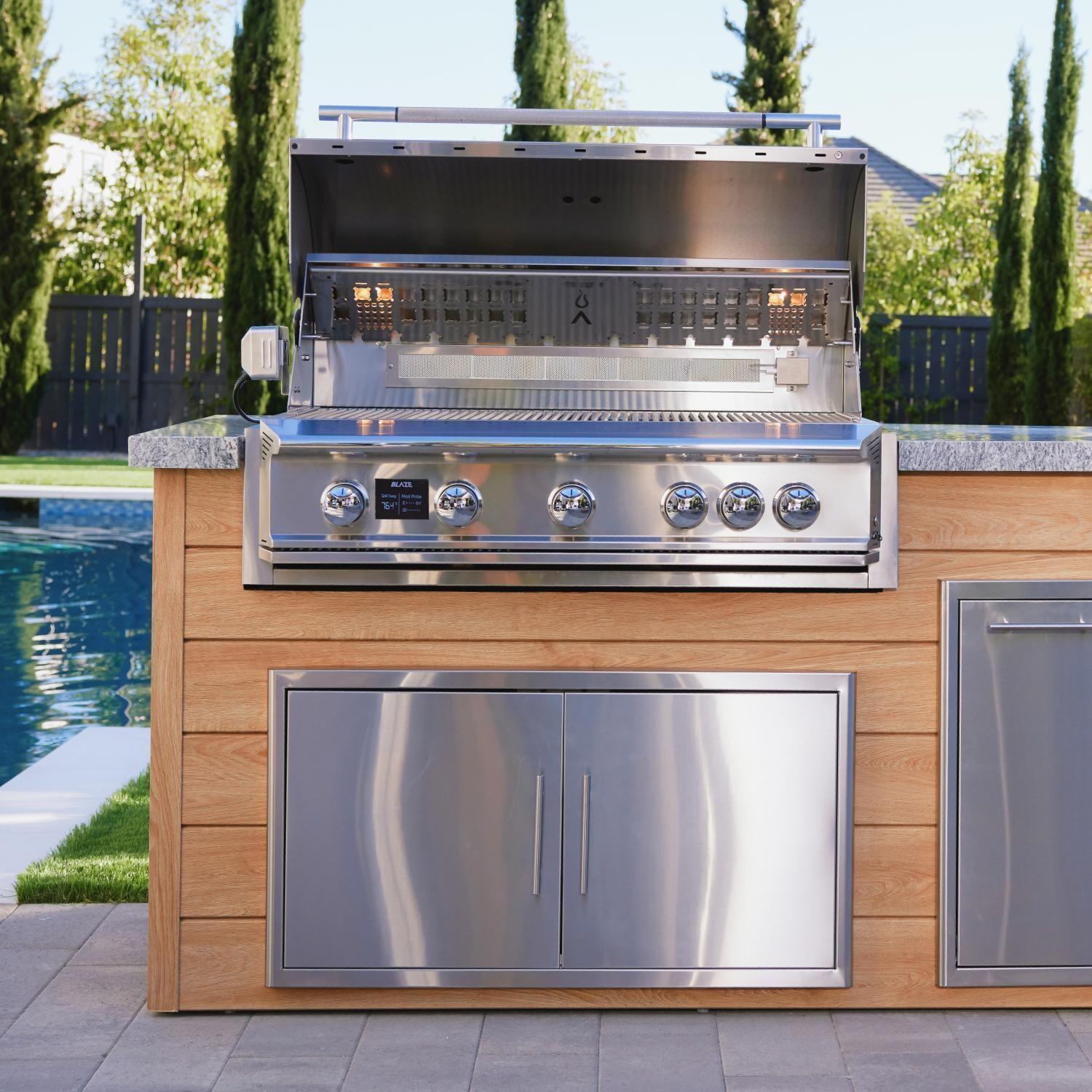 Blaze BLZ-5LTEPRO-LP Propane Grill - In Outdoor Kitchen Island - Lifestyle thumbnail