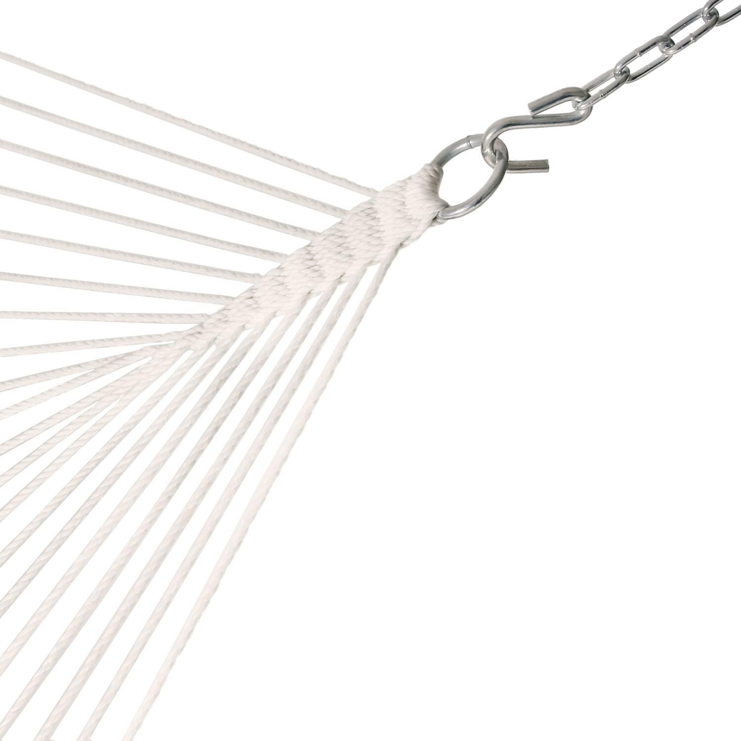 Ultimate Patio Quilted Double Hammock w/ Stand & Pillow - Catalina Beach - Chain Assembly thumbnail