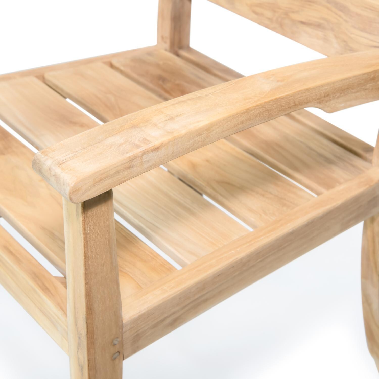 Teak + Table Friday / St Barts 40-Inch 5-Piece - Chair Seat - Detail thumbnail