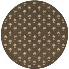 Tommy Bahama Seaside 7.10 Ft. Round Indoor/Outdoor Rug By Oriental Weavers - 7126N image