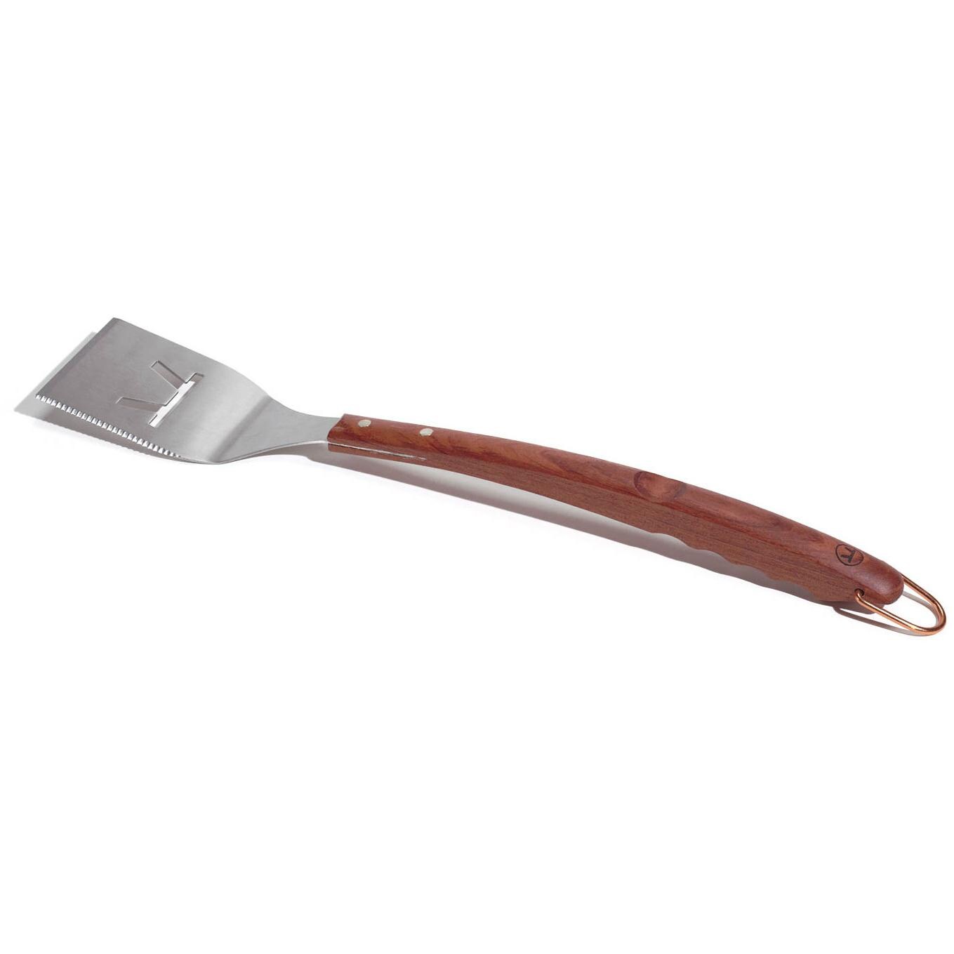 Outset Rosewood 21-Inch Stainless Steel BBQ Spatula - Full View thumbnail