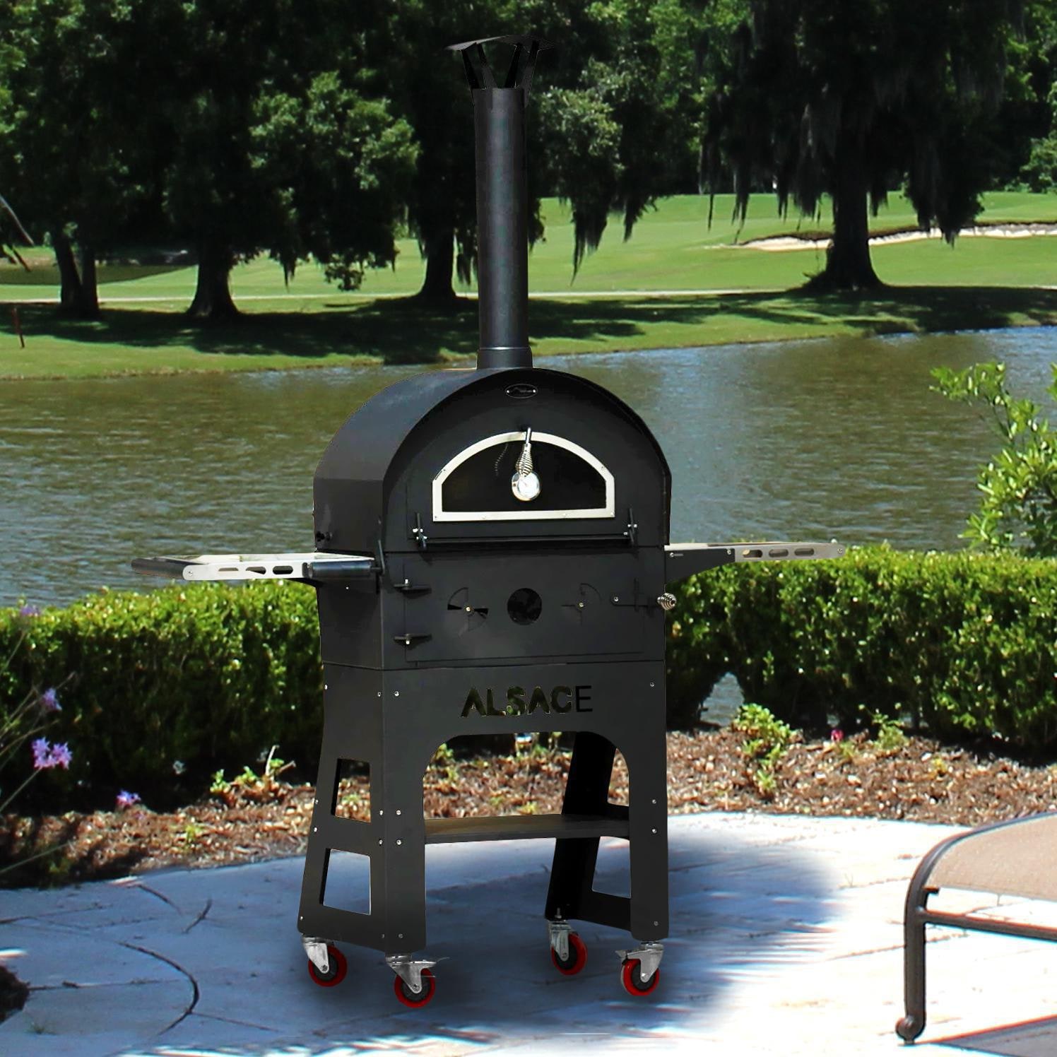 L'Art Du Jardin Alsace Wood Fired Outdoor Pizza Oven And Grill BBQGuys