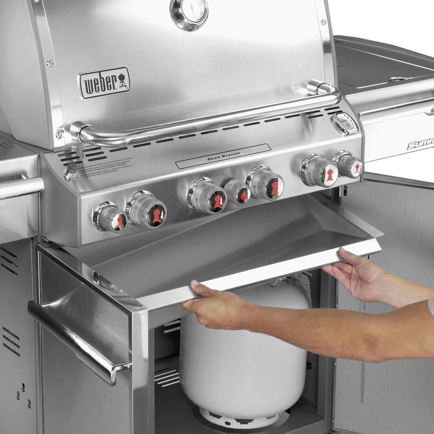 Weber Summit Slide-Out Drip Tray (Shown On Summit S-470) thumbnail