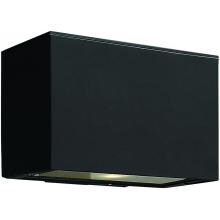 Hinkley Lighting Atlantis One Light 6-Inch Dark Sky Outdoor Wall Light - Satin Black - 1646SK