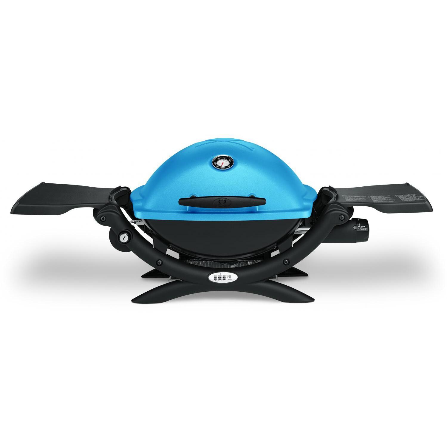 Weber Q 1200 Portable Propane Gas Grill - Blue thumbnail