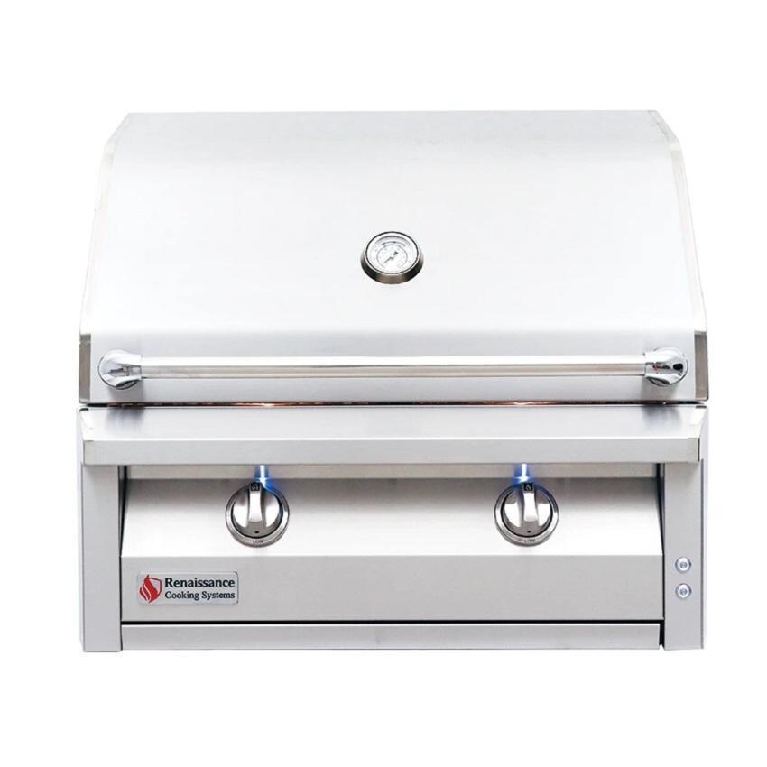 American Renaissance Grill by RCS 30-Inch 2-Burner Built-In Propane Gas Grill - ARG30 LP