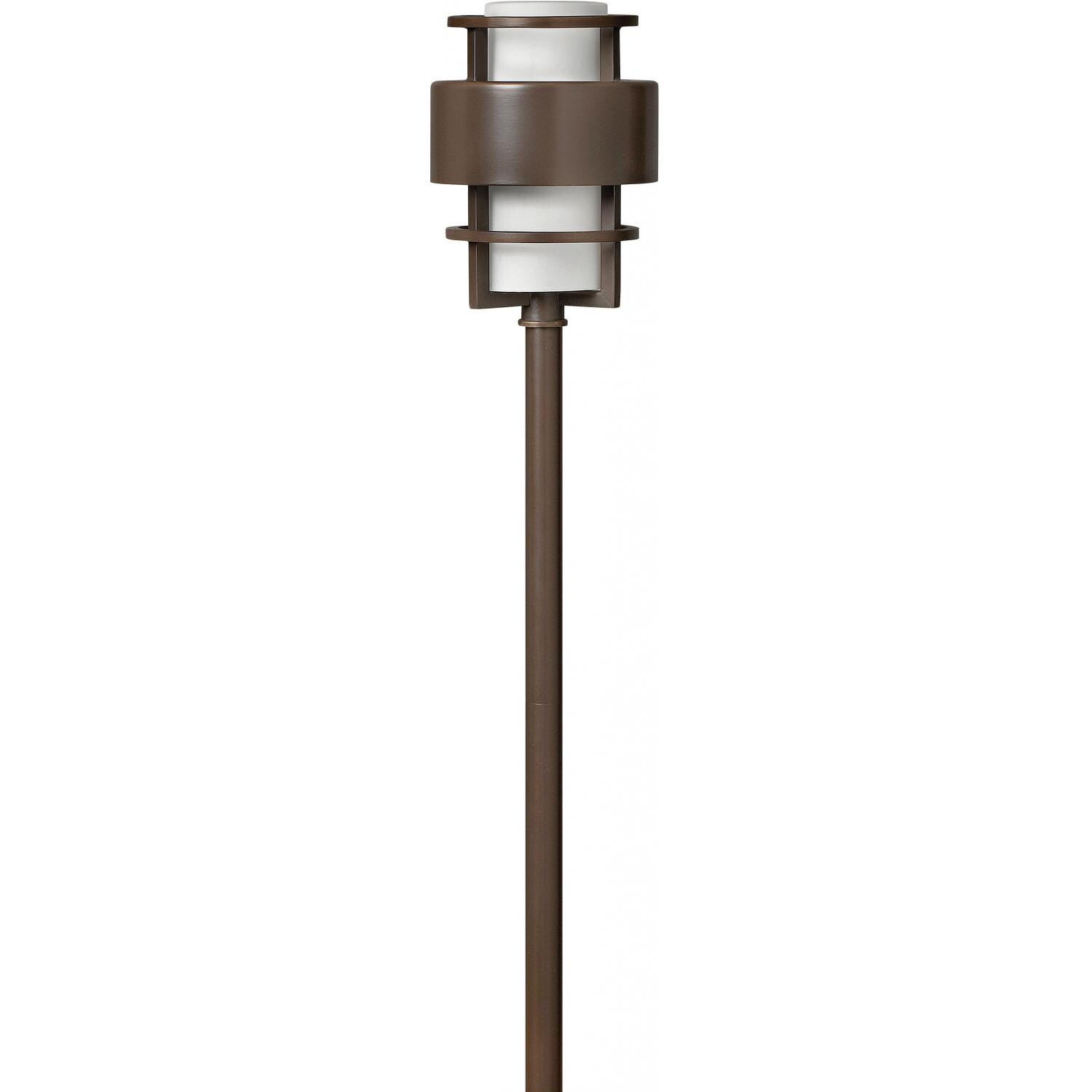 Hinkley Lighting Saturn One Light 22-Inch Outdoor Path Light - Metro Bronze - 1579MT image