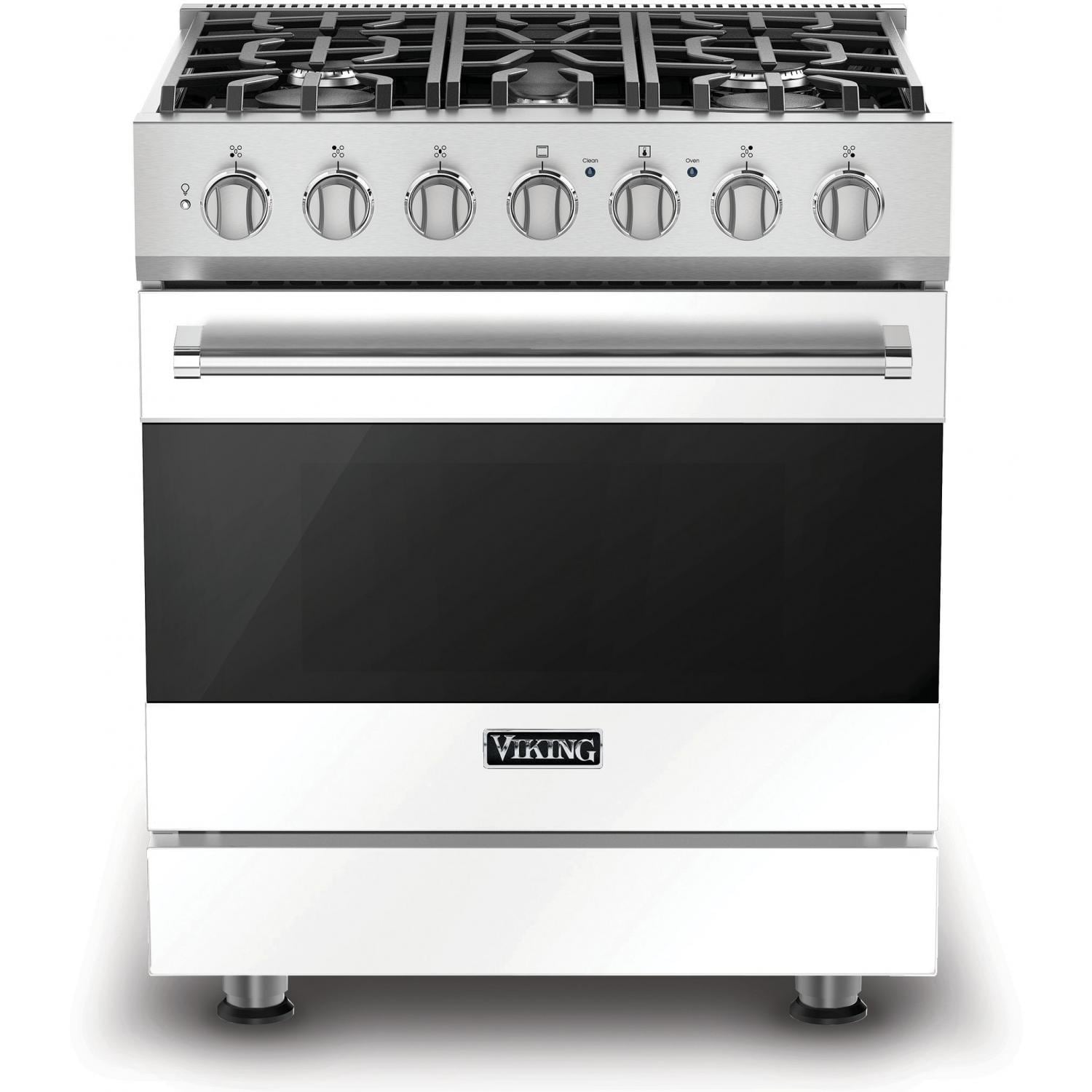 Viking 3 Series 30Inch 5Burner Propane Gas Range White