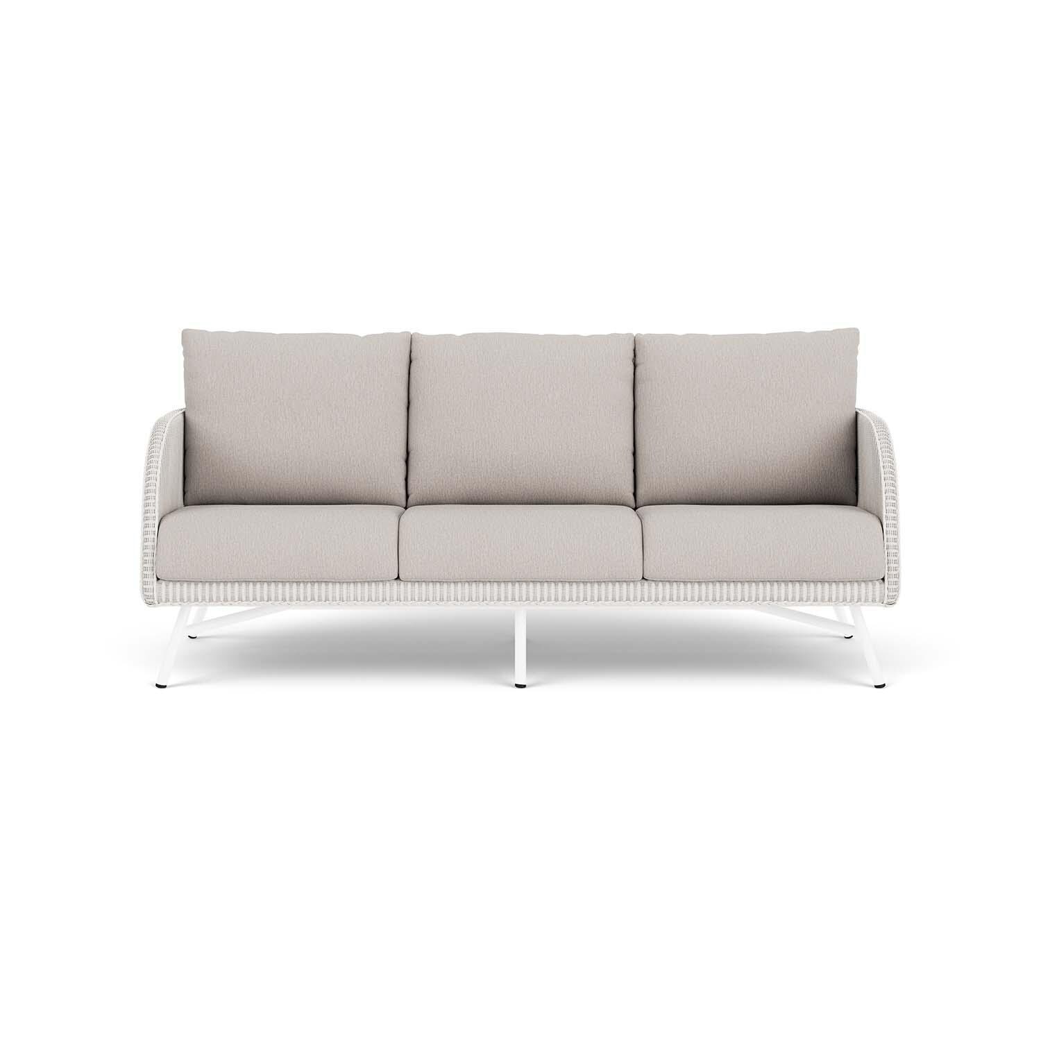 Lloyd Flanders Essence Sofa W/Remy Cloud Fabric - White Finish thumbnail
