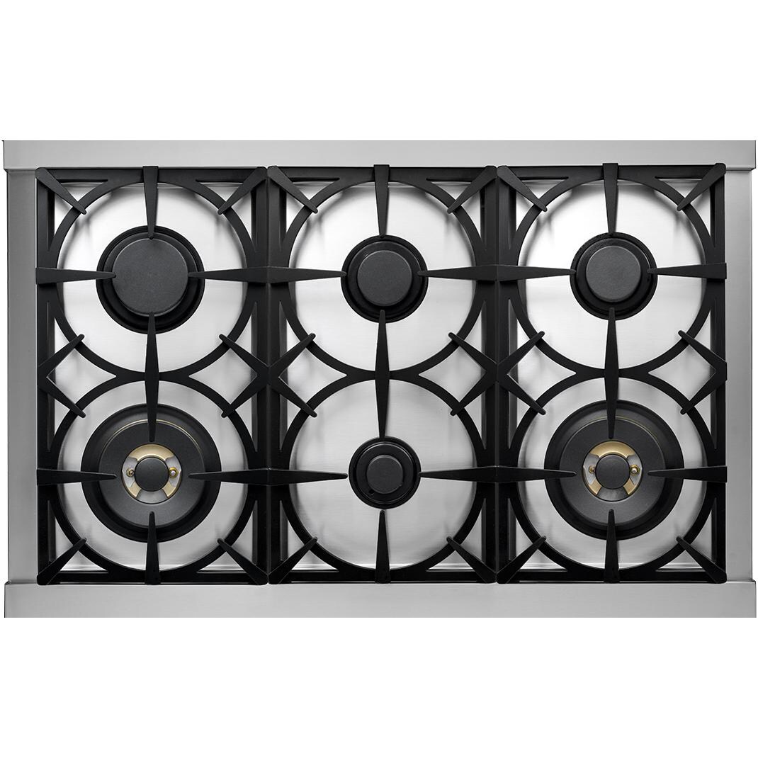Tecnogas DECO 36-Inch Cooktop Layout thumbnail