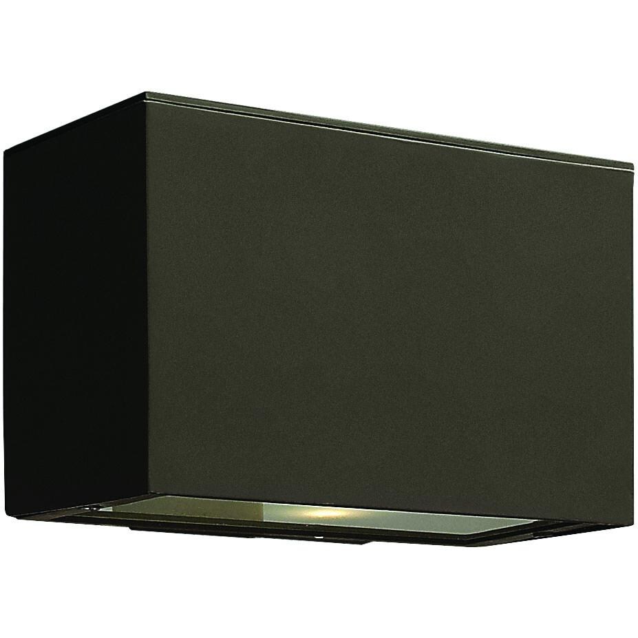 Hinkley Lighting Atlantis One Light 6-Inch Dark Sky Outdoor Wall Light - Bronze - 1646BZ