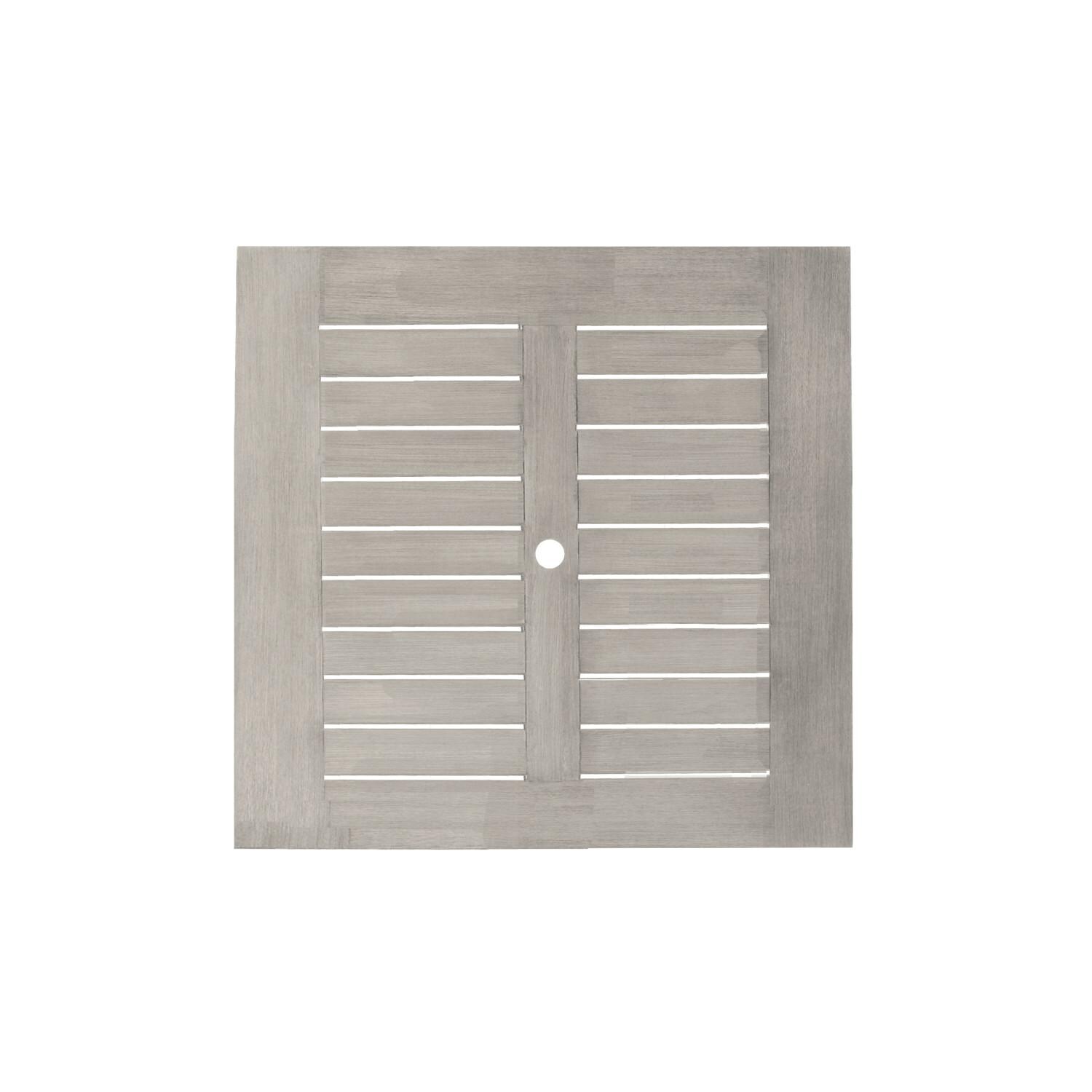 Summer Classics 333224 Oyster Club Aluminum Square Dining Table - Table Top thumbnail