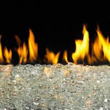 Peterson Real Fyre 18-Inch Glacier Fire Gem Set With Vented Natural Gas G45 Burner - Manual Safety Pilot image